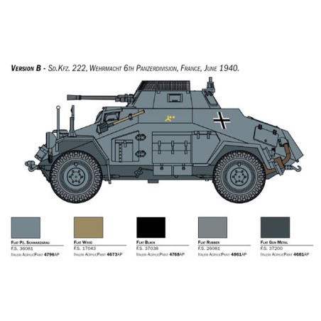 Sd.Kfz. 171 PANTERA Ausf. A. Escala 1:56. Marca Italeri. Ref: 15769.