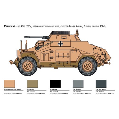 Sd.Kfz. 171 PANTERA Ausf. A. Escala 1:56. Marca Italeri. Ref: 15769.