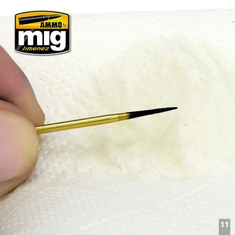 BRASS TOOTHPICKS. Marca Ammo of Mig Jimenez. Ref: AMIG8026.