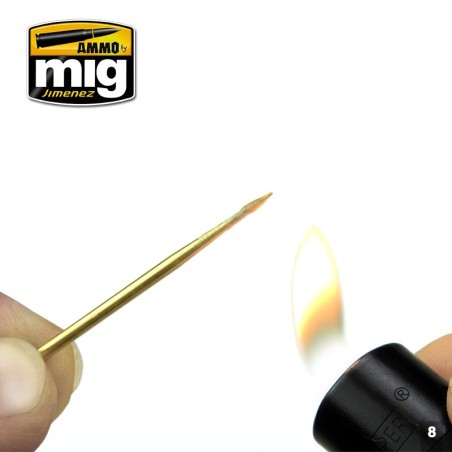 BRASS TOOTHPICKS. Marca Ammo of Mig Jimenez. Ref: AMIG8026.