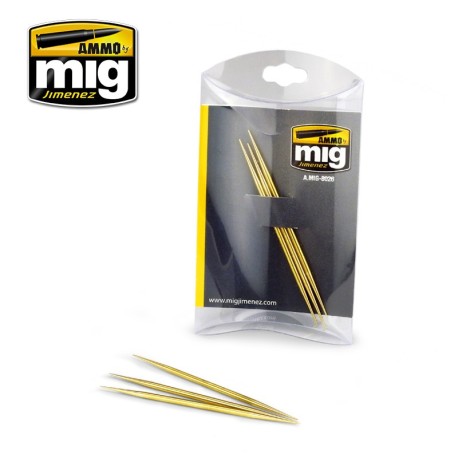 BRASS TOOTHPICKS. Marca Ammo of Mig Jimenez. Ref: AMIG8026.