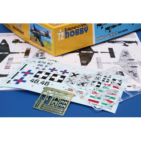 Junkers Ju-87D-5  " Axis Satellites ". Escala 1:72. Marca Special Hobby. Ref: 72448.