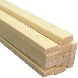 Listón Rectangular Balsa 10x15mm, 1000 mm. 1 ud. Marca Dismoer. Ref: 35421A.
