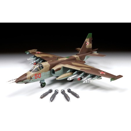 Soviet Attack Aircraft Su-25 "Frogfoot". Escala 1:48. Marca Zvezda. Ref: 4807.