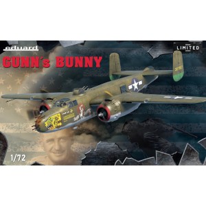 B-25J Mitchell STRAFER, GUNN´s BUNNY, Serie Limitada. Escala 1:72. Marca Eduard. Ref: 2139.