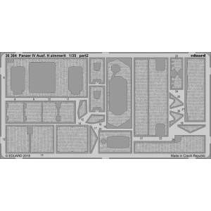Fotograbado Panzer IV Ausf. H, Escala: 1:35. Marca Eduard. Ref: BIG3591. 2