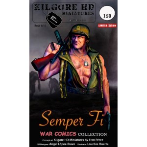 Semper Fi,  1:10. Edición Limitada. Marca Kilgore HD Miniature. Ref: Semper Fi.