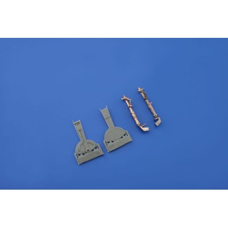 Patas tren de rodaje Bf 109G-10 BRONCE. Escala 1:32. Marca Eduard. Ref: 632079.
