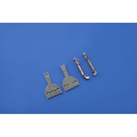 Patas tren de rodaje Bf 109G-10 BRONCE. Escala 1:32. Marca Eduard. Ref: 632079.