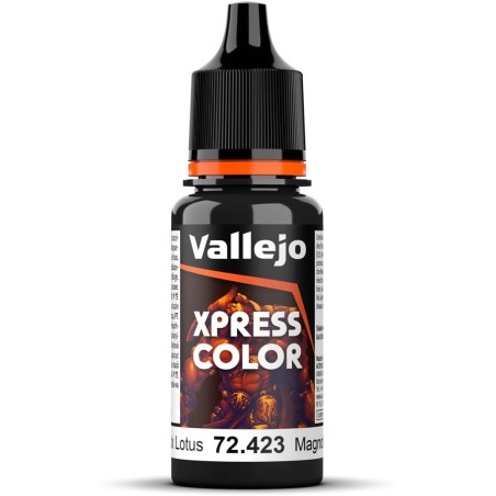 Acrilico Game Xpress Color, Magnolia Negra. NEW. Bote 17 ml. Marca Vallejo. Ref: 72.423, 72423.