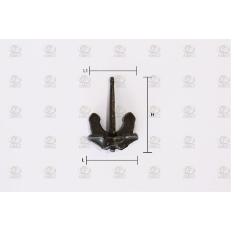 Ancla articulada, 50mm. 1 ud. Marca Amati. Ref: 402550, 4025/50.