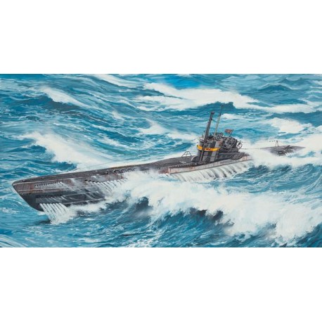 German Submarine TYPE VII C/41 Atlantic Version. Escala: 1:144. Marca: Revell. Ref: 05100.