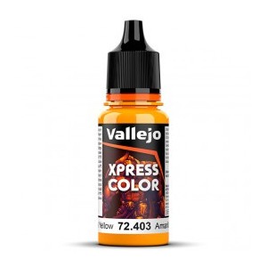 Acrílico Game Xpress Color, Color Amarillo Imperial. NEW. Bote 18 ml. Marca Vallejo. Ref: 72.403, 72403.