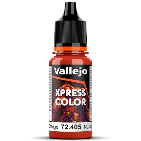 Acrílico Game Xpress Color, Color Naranja Marte. NEW. Bote 18 ml. Marca Vallejo. Ref: 72.405, 72405.