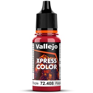 Acrílico Game Xpress Color, Color Púrpura Cardenal. NEW. Bote 18 ml. Marca Vallejo. Ref: 72.408, 72408.