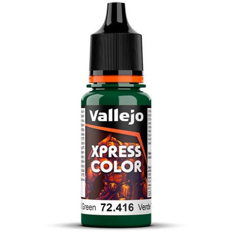 Acrílico Game Xpress Color, Verde Trol. NEW. Bote 17 ml. Marca Vallejo. Ref: 72.416, 72416.