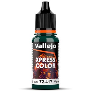 Acrílico Game Xpress Color, Verde Serpiente. NEW. Bote 17 ml. Marca Vallejo. Ref: 72.417, 72417.