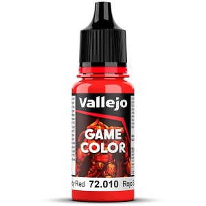 Acrilico Game Color, Rojo Sanguina. Bote 17 ml. Marca Vallejo. Ref: 72.010.