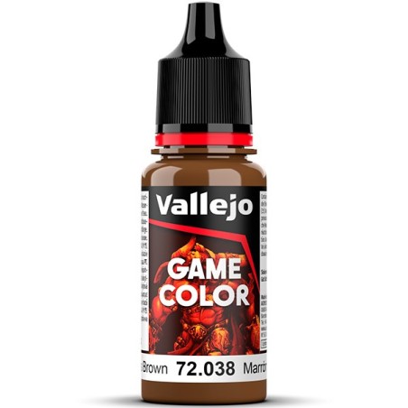 Acrilico Game Color, Marrón Escrofuloso. New. Bote 18 ml. Marca Vallejo. Ref: 72.038, 72038.