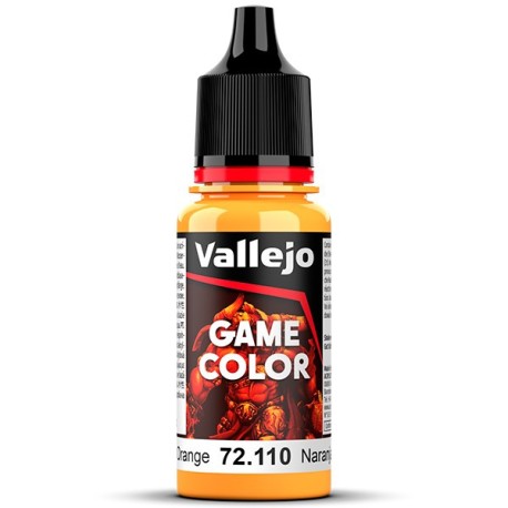 Acrilico Game Color,  Naranja Atardecer. New. Bote 18 ml. Marca Vallejo. Ref: 72.110, 72110.