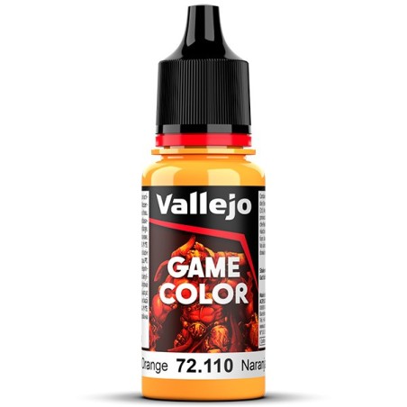 Acrilico Game Color,  Naranja Atardecer. New. Bote 18 ml. Marca Vallejo. Ref: 72.110, 72110.