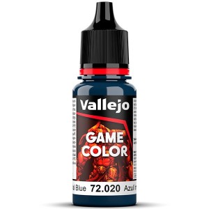 Acrilico Game Color, Azul Imperial. New. Bote 18 ml. Marca Vallejo. Ref: 72.020, 72020.
