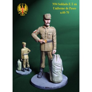 Soldado E.T.en uniforme de Paseo años 60-70´, 54mm. Marca Nimix. Ref: N94.