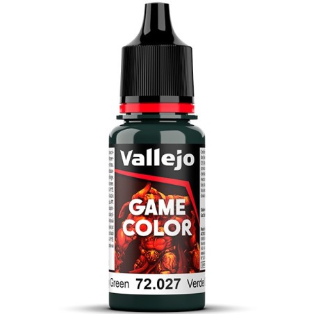 Acrilico Game Color, Verde Casposo. New. Bote 18 ml. Marca Vallejo. Ref: 72.027, 72027.