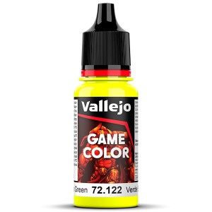 Acrilico Game Color, Verde Bilioso New. Bote 18 ml. Marca Vallejo. Ref: 72.122, 72122.