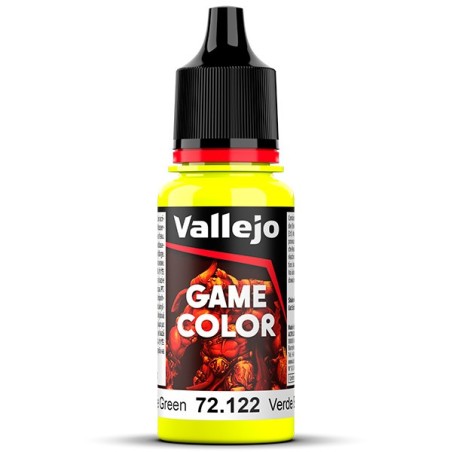 Acrilico Game Color, Verde Bilioso New. Bote 18 ml. Marca Vallejo. Ref: 72.122, 72122.
