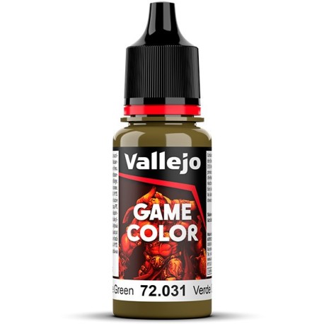 Acrilico Game Color, Verde Camuflaje, New. Bote 18 ml. Marca Vallejo. Ref: 72.031, 72031.