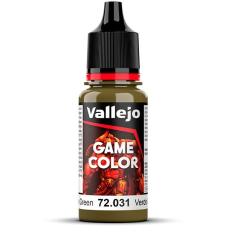 Acrilico Game Color, Verde Camuflaje, New. Bote 18 ml. Marca Vallejo. Ref: 72.031, 72031.