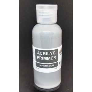 Imprimación Acrílica, Neutral Grey. Bote 60 ml. Marca BMR. Ref: APW.