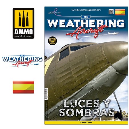 The Weathering Aircraft Número 22. LUCES Y SOMBRAS (Castellano). Marca Ammo Mig. Ref: A MIG 5122.