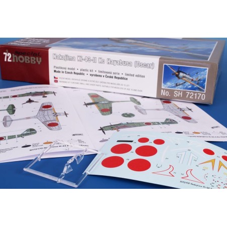 Nakajima Ki-43-II Kó Hajabusa/Oscar. Escala 1:72. Marca Special Hobby. Ref: 72170.