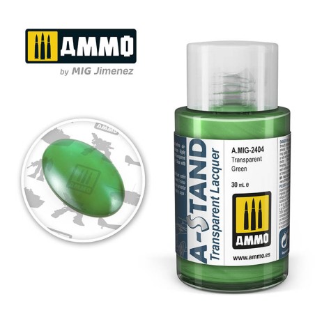 A-STAND Cromo. Bote de 30 ml. Marca Ammo of Mig Jimenez. Ref: AMIG2404, 2404.