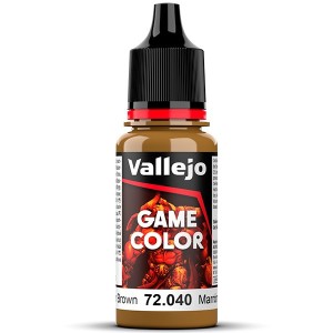 Acrilico Game Color, Marrón Cuero, New. Bote 18 ml. Marca Vallejo. Ref: 72.040, 72040.