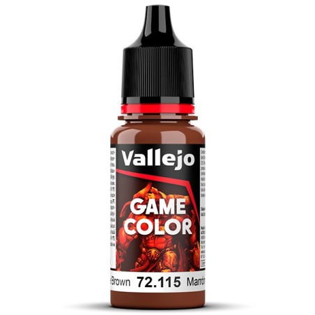 Acrilico Game Color, Marrón Mugre, New. Bote 18 ml. Marca Vallejo. Ref: 72.115, 72115.