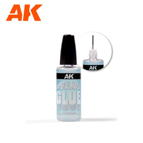 CRYSTAL MAGIC GLUE. Cantidad 30ml. Marca AK Interactive. Ref: AK9323.