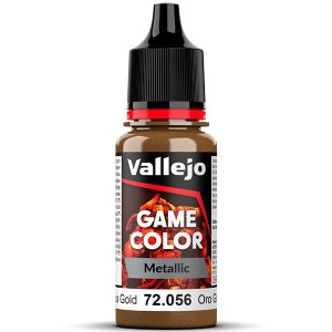 Acrilico Game Color, Oro glorioso. Bote 17 ml. Marca Vallejo. Ref: 72.056.
