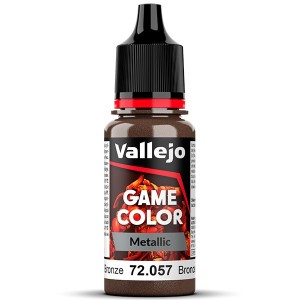Acrilico Game Color, Bronce. Bote 17 ml. Marca Vallejo. Ref: 72.057. 2