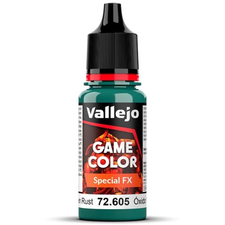 Acrilico Game Color, Óxido Verde. NEW. Bote 17 ml. Marca Vallejo. Ref: 72.605.