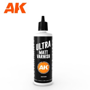 ULTRA MATT VARNISH. Bote 100 ml. Marca Ak-Interactive. Ref: Ak11252.