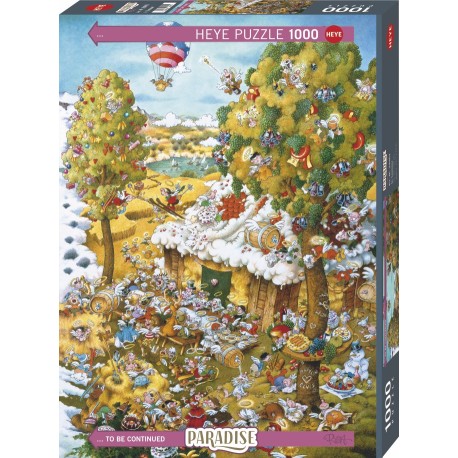 In Summer, Paradise. Puzzle Vertical, 1000 pz. Marca Heye. Ref: 29962.