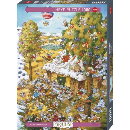 In Summer, Paradise. Puzzle Vertical, 1000 pz. Marca Heye. Ref: 29962.