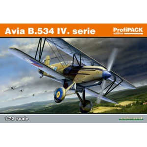 Avia B.534 IV. serie. Escala 1:72. Marca Eduard. Ref: 70102.