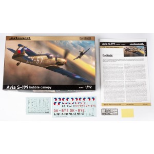 Avia S-199 bubble canopy. Escala 1:72. Marca Eduard. Ref: 70151. 2