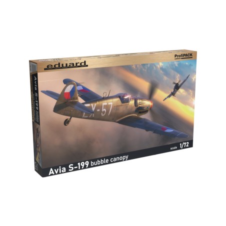 Avia S-199 bubble canopy. Escala 1:72. Marca Eduard. Ref: 70151.