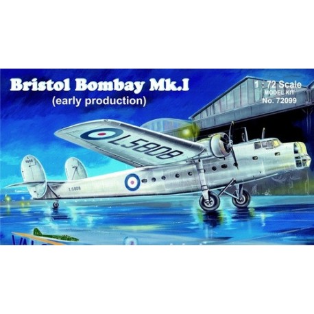 Bristol Bombay Mk.I early production. Escala 1:72. Marca Valom. Ref: 72099.