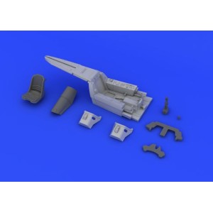 Fw 190A-8 cabina, cockpit. Escala 1:72. Marca Eduard. Ref: 672081. 2